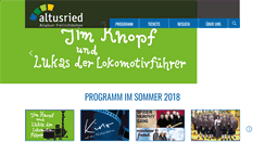 Desktop Screenshot of freilichtbuehne-altusried.de